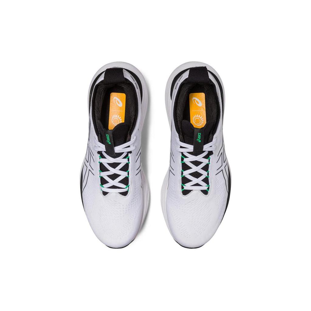 New Asics Gel Nimbus 25 White Black 1011B547-103