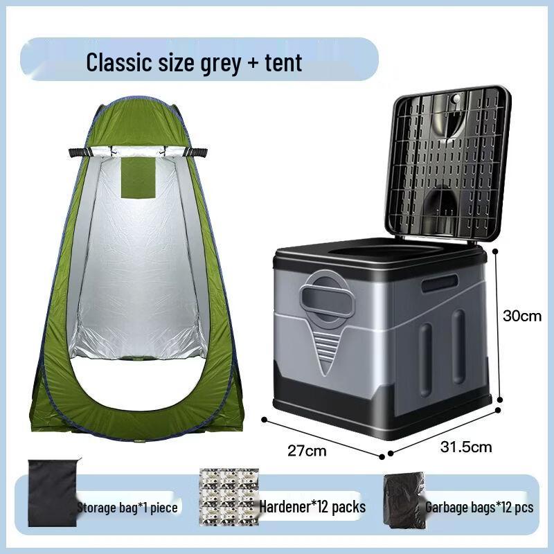 Портативный складной уличный туалет