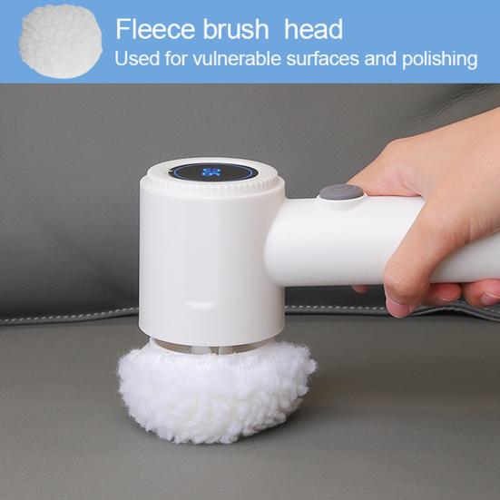 Cordless Cleaning Brush Rechargeable Quick Charging Electric Spin Scrubber with 360-Degree