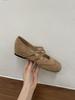 Jonmei for San Nei Heightening Retro Double Buckle with Mary Jane Shoes Single Shoes Autumn New Ballet Beanie Shoes