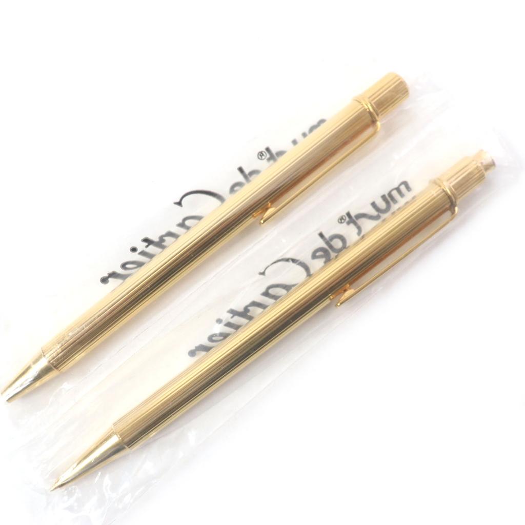 Pristine Cartier Ballpoint pen Must de Cartier mechanical pencil, set of 2 gold Used