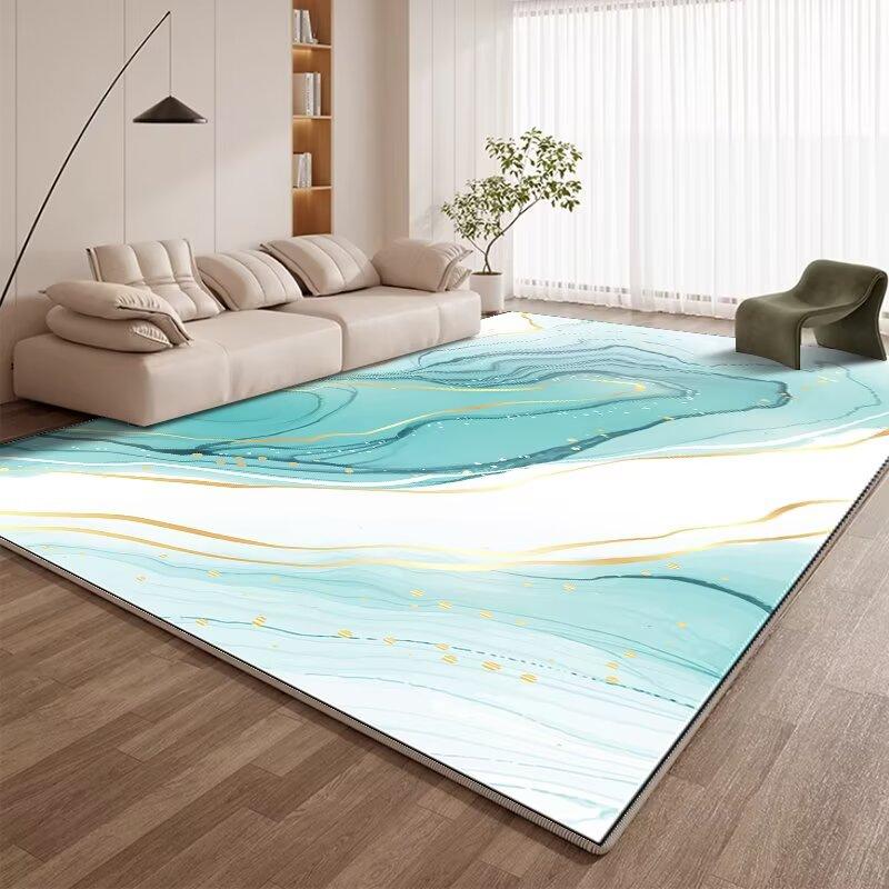 Alfombra de Lujo Nórdico Sala de Estar Decoración Abstracta Sofá Alfombras de Área Grande 200x300 Dormitorio Salón Mesas de Centro Alfombra Suave para el Suelo