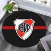 Club Atletico River Plate Round Area Rug,Carpet Rug for Living Room Bedroom Sofa Playroom Decor,Non-slip Floor Mat