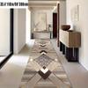 Modern Geometric Runner Rug Non Slip Washable Durable Long Floor Mat Hallway Corridor Entryway Runner Rug Home Decor