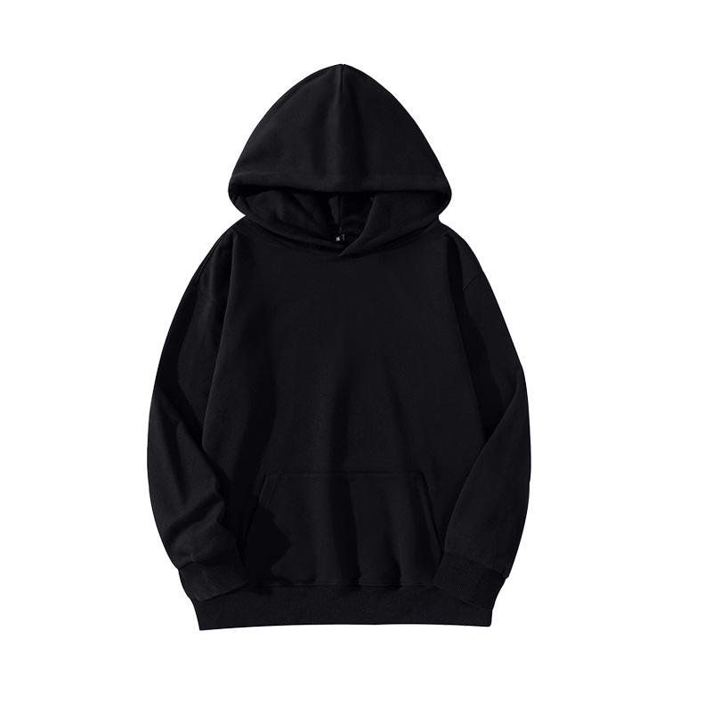 Unisex American Style Heavyweight Cotton Hoodie - Autumn/Winter, Plus Size