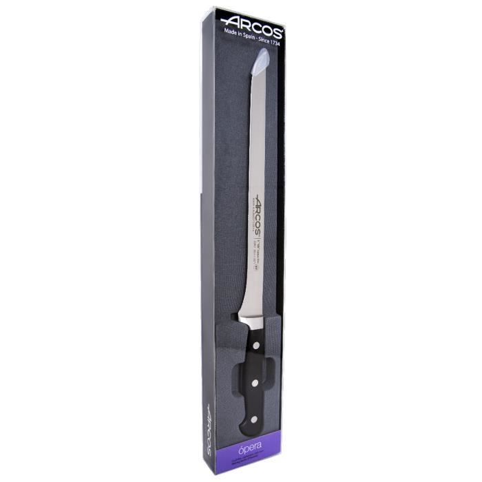 Couteau à Jambon - ARCOS - Opera - 250 mm - Acier Inoxydable Forgé Nitrum® - Résistant à la corrosion