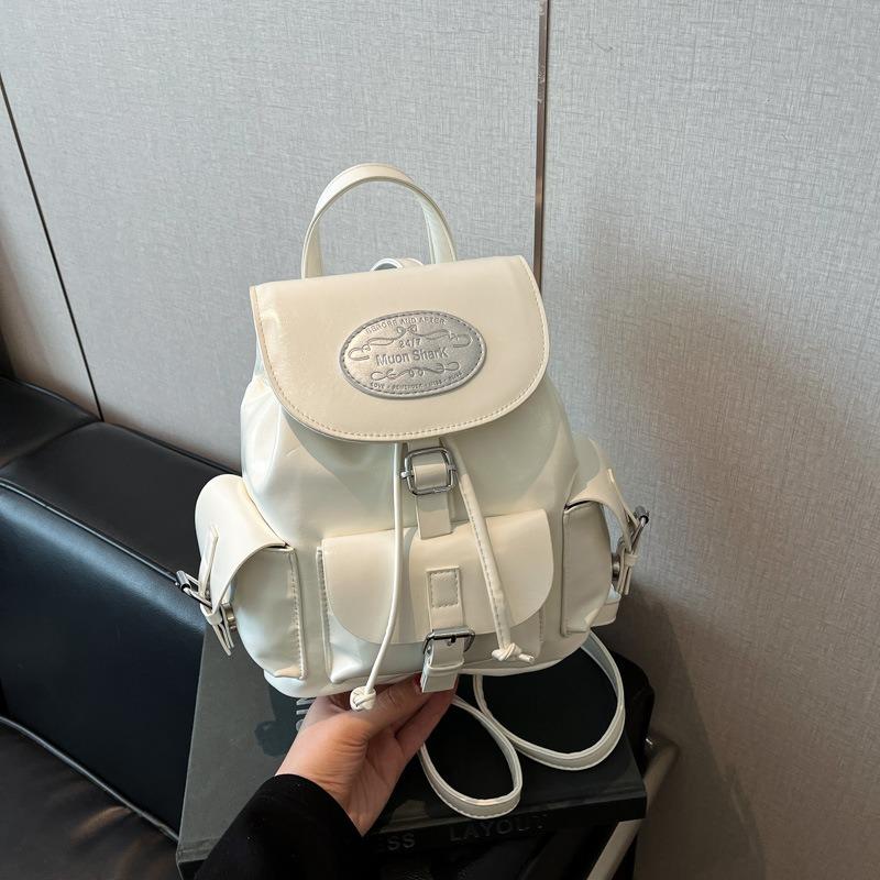 

Рюкзак женский новый модный рюкзак в стиле колледжа универсальная сумка-ведро большой вместимости дорожная сумка белый