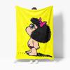 Cartoon M-Mafalda Anime Blanket Soft for Travel Sofa Office Air Conditioning Soft Leisure couple Gift