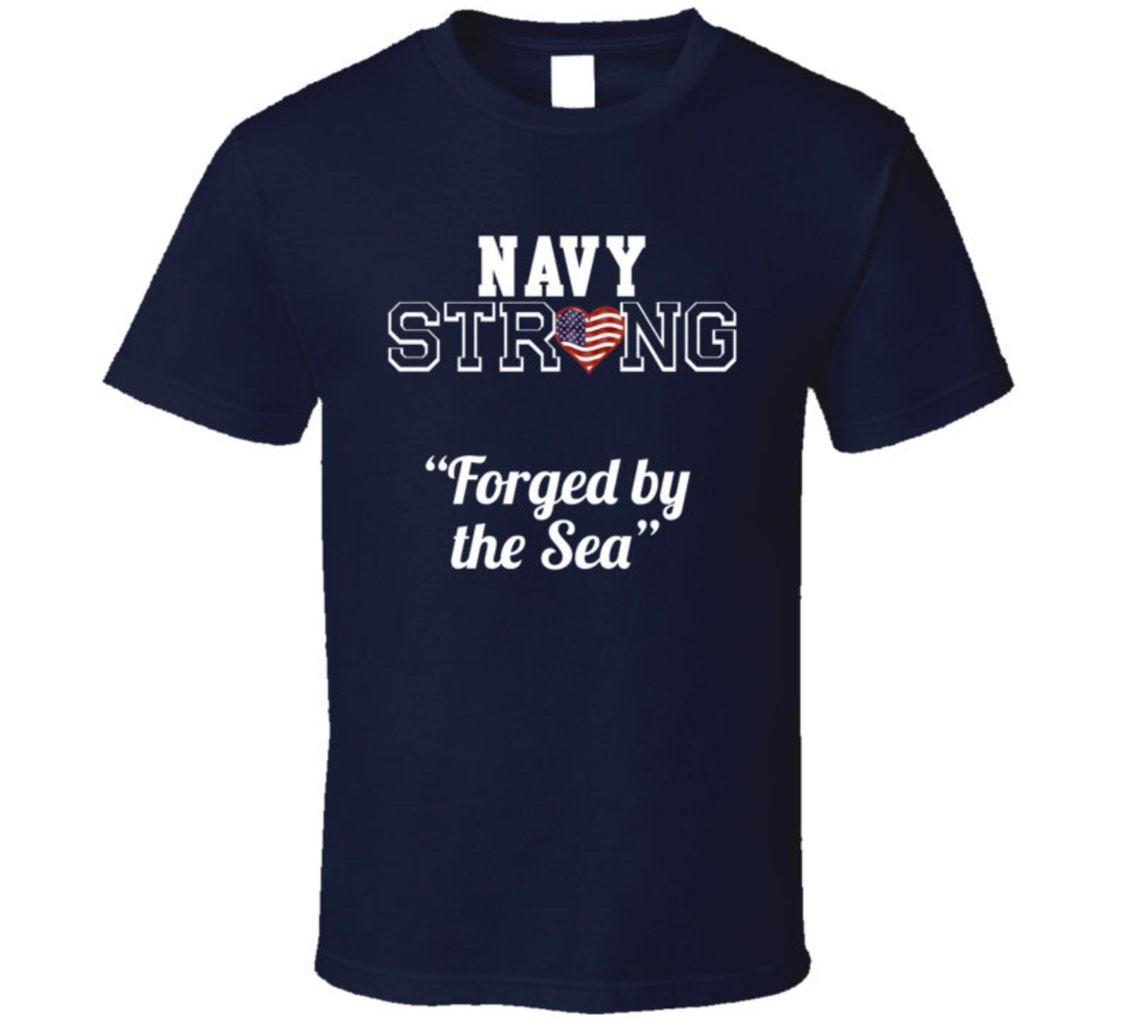 Patriotic Strong T Shirt Blue S