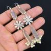 Montana Agate Gemstone Engagement Ethnic Dangle Earrings Jewelry Sterling Silver