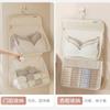 Hanging Underwear Organizer With Zipper Pockets Bras Socks Briefs Closet Storage Bag