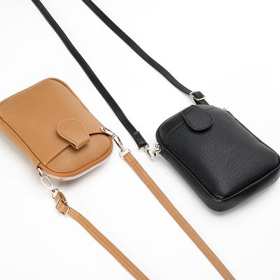 Suitable for Women Fashion All-in-one Mobile Phone Bag Exquisite Simple Shoulder Crossbody Bag Small Round