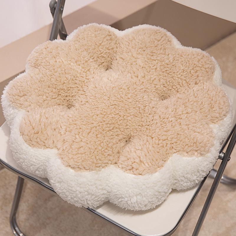 Multicolor Round Non-Slip Macaron Seat Cushion for Home or Office Chair