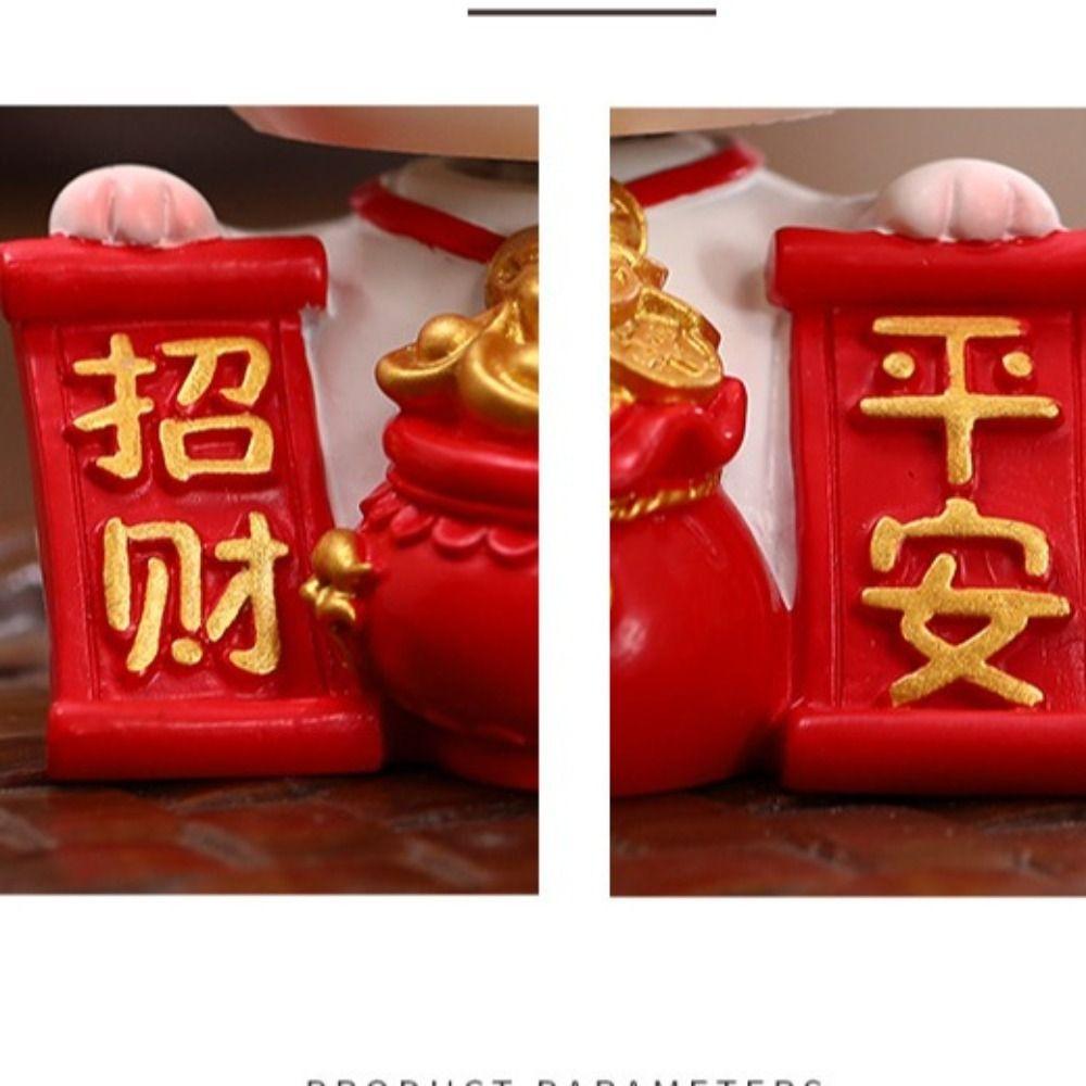 Japanese Lucky Cat Figurines Creative Car Ornaments Gifts Auto Interior Ornament  Office