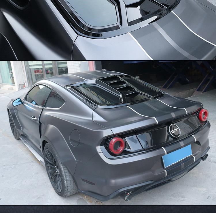Rear Louvers & Spoiler for 2015-2023 Ford Mustang - Sunshade Windshield
