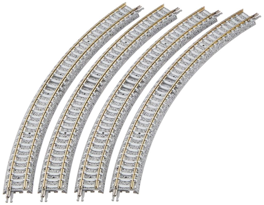 TOMIX N gauge curved PC rail F set 1195 Railway model supplies C243-45-PC 4-piece