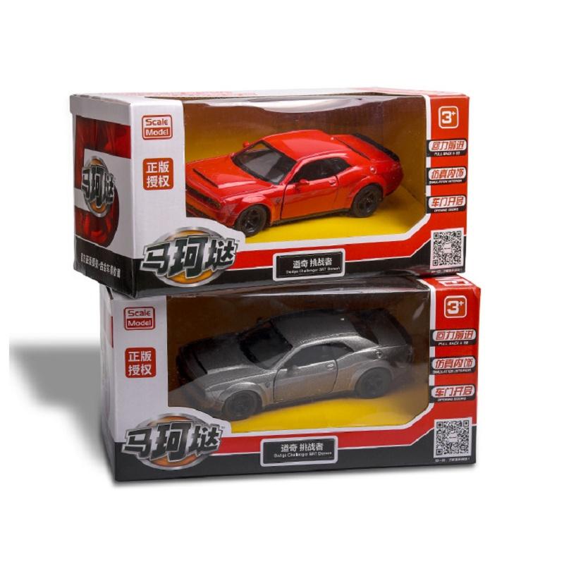 Premium Qualität 1/36 Dodge Challenger Srt Demon Legierung Diecast Automodell für Sammler
