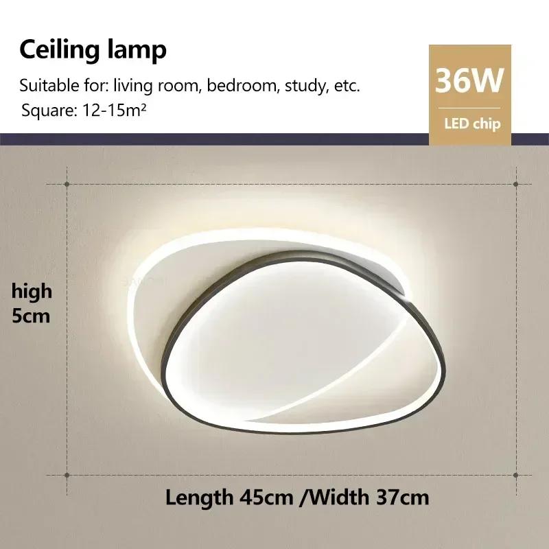 

Современный светодиодный потолочный светильник для спальни, гостиной, столовой, кабинета, прохода, балкона, люстра, внутреннее украшение для дома, люстра, светильник Warm White