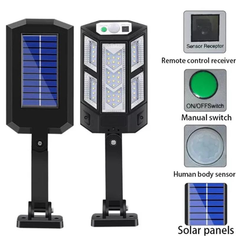 9900LM Solar LED Lights Outdoor Solar Lights Of Motion Sensor 3 Modes Waterproof IP65 Solar Garden Light Street Yard Lantern