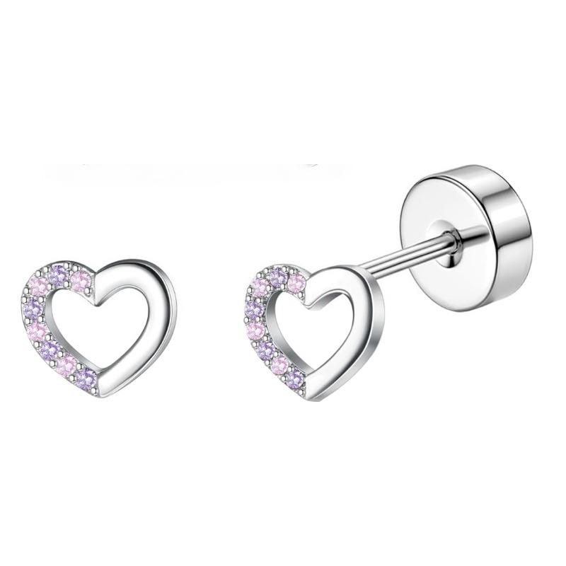 1 Pair Hypoallergenic Screw Back Stud Earrings For Women Surgical Steel Hoop Butterfly Star Dangle Earrings Set 20G
