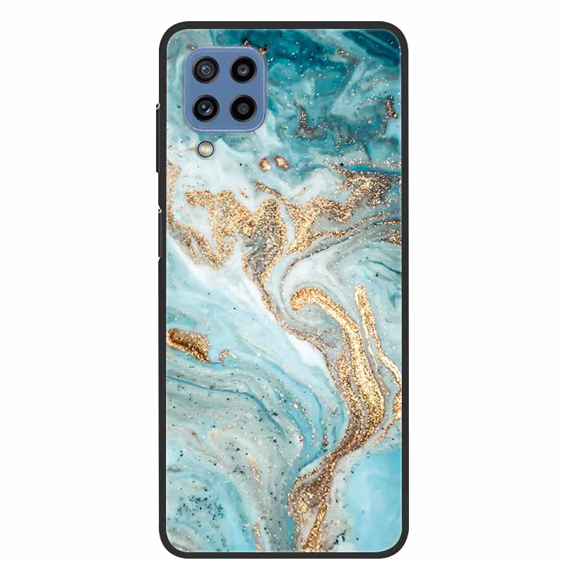 For Samsung Galaxy A12 Case Marble TPU Silicone Soft Phone CoverFor Samsung Galaxy M12 Case Samsung F12 Protector Gift New Para
