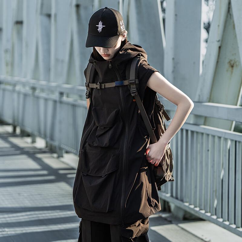AOGZ Detachable Hooded Techwear Jacket