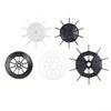 Quick and Easy Replacement Air Compressor Fan Blade White or Black Options