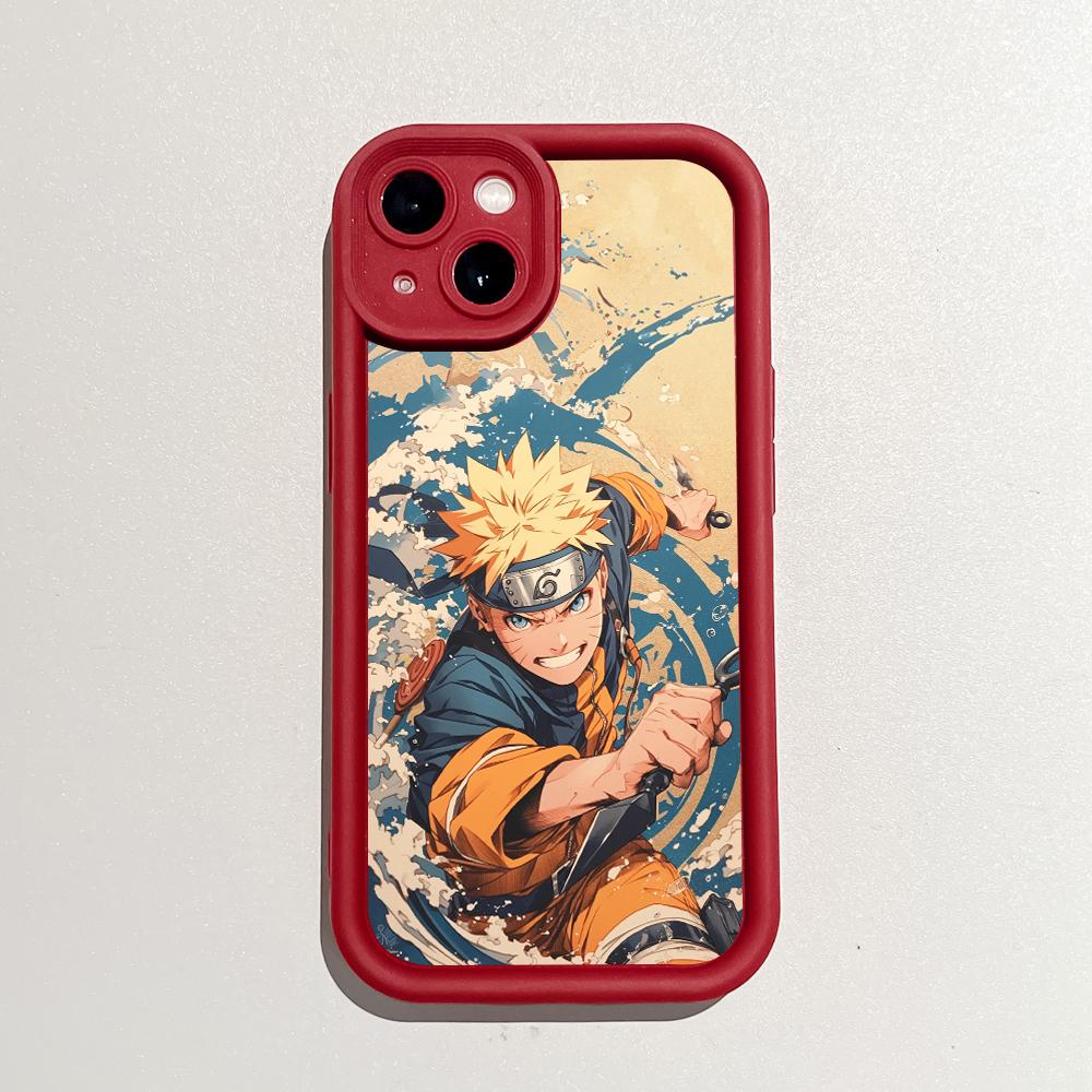 Soft Silicone Square Ladders Cartoon Pattern Full Cover Camera Protection Shockproof Case for iPhone Infinix Tecno Vivo