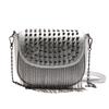 Bags Women's Bag 2025 New Korean Version Fashion Tassel Shoulder Bag Personality Rivet Trend Versatile Crossbody Saddle Bag