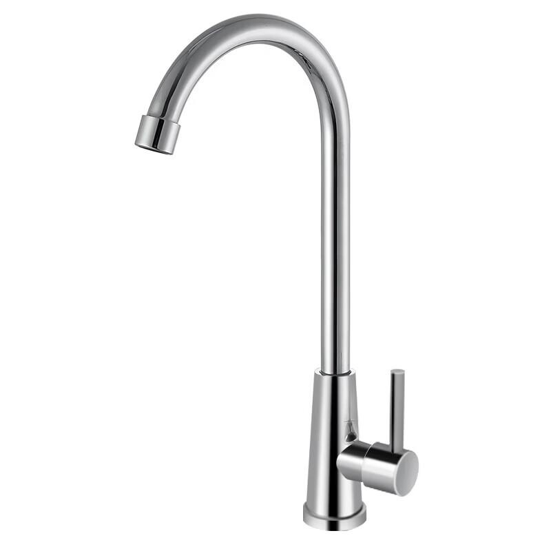 Stainless Steel Single Cold Kitchen Faucet