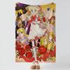 Anime A-Ashita no Nadja Throw Soft Warm Flannel Blanket, Multi-use Throw for Bed Sofa Office, Air Conditioning Nap Blanket