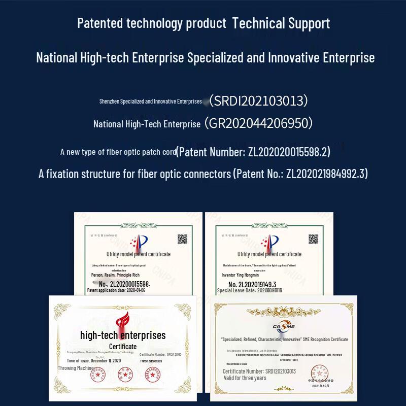 Boyang 12-Core FC-SC Single-Mode Branchable Fiber Patch Cord