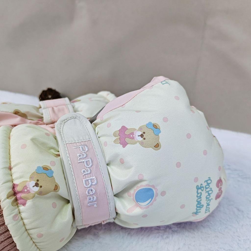 Ski gloves for women in winter cute fleece thickened touch screen warm cold and windproof electric car warm gloves