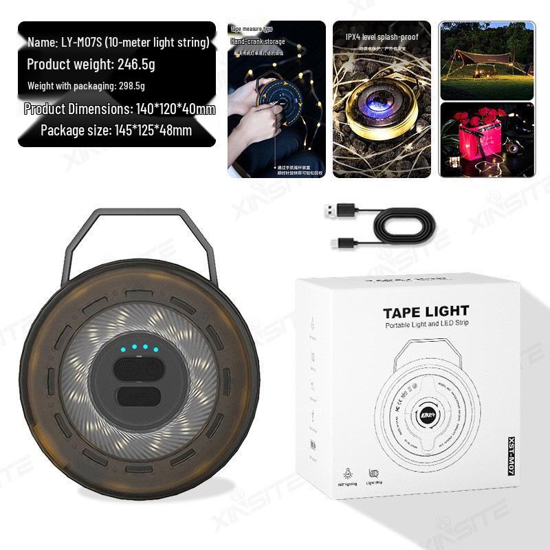 Cross-Border LED Tent & Awning Fairy Lights for Camping - Outdoor String Lights for Decorative Atmosphere