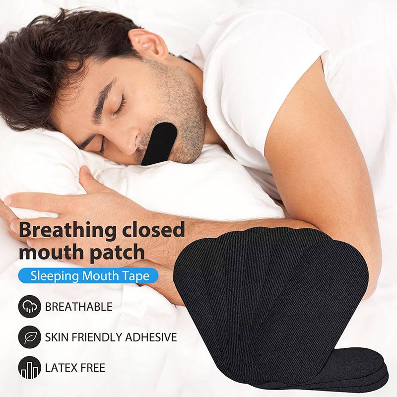 30Pcs Anti Snoring Sleep Mouth Tape Best Breathing Nasal Strips Medical Grade Improved Sleeping Keep Mouth Close Prevent Snoring