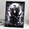 Full Round Diamond Painting Skeletons and Flowers Art Rhinestone Picture Mosaic DIY 5D Cross Stitch Embroidery Home Decoration