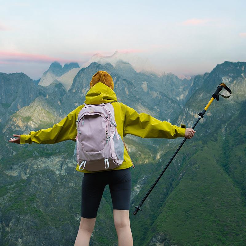 Outdoor large-capacity mountaineering bag leisure hiking backpack cycling sports backpack tooling wind computer bag schoolbag women