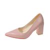 Fashion New Popular High-heeled Shoes Women Pointed Shallow Mouth Shoes Women's Thick-heeled Fashion Shoes Plus Size 43  Zapatos Mujer