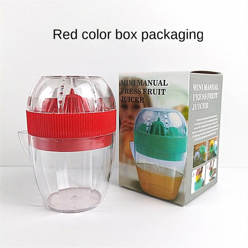 

Соковыжималка для лимона с крышкой, пластиковая ручная соковыжималка для лимона, желтая пресс-чашка, соковыжималка для цитрусовых с носиком для выливания, инструменты для фруктов красный