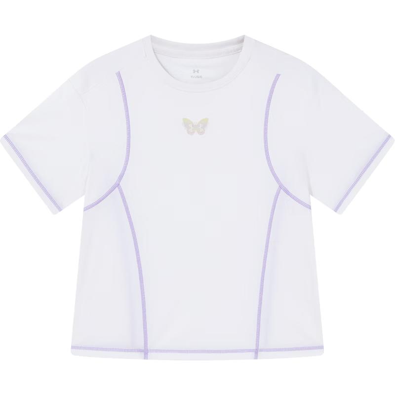 Under Armour Kids  Girls  Cotton Short Sleeve T-Shirt M