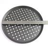 28/32cm Steel Non-stick Pizza Baking Pan Plate with Hole Bakeware Baking Tool Sale Goods