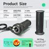 Electric Bike Full Twist Throttle Right Handle Throttle 24V 36V 48V 60V 72V with 3 Pin Waterproof/SM Connector for EBike or Folding Electric Scooter