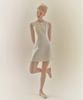 Ninakoseuta Mini Paisley Embroidery Dress_White