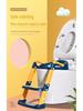 Children's Adjustable Toilet Seat with Stairs for Boys and Girls