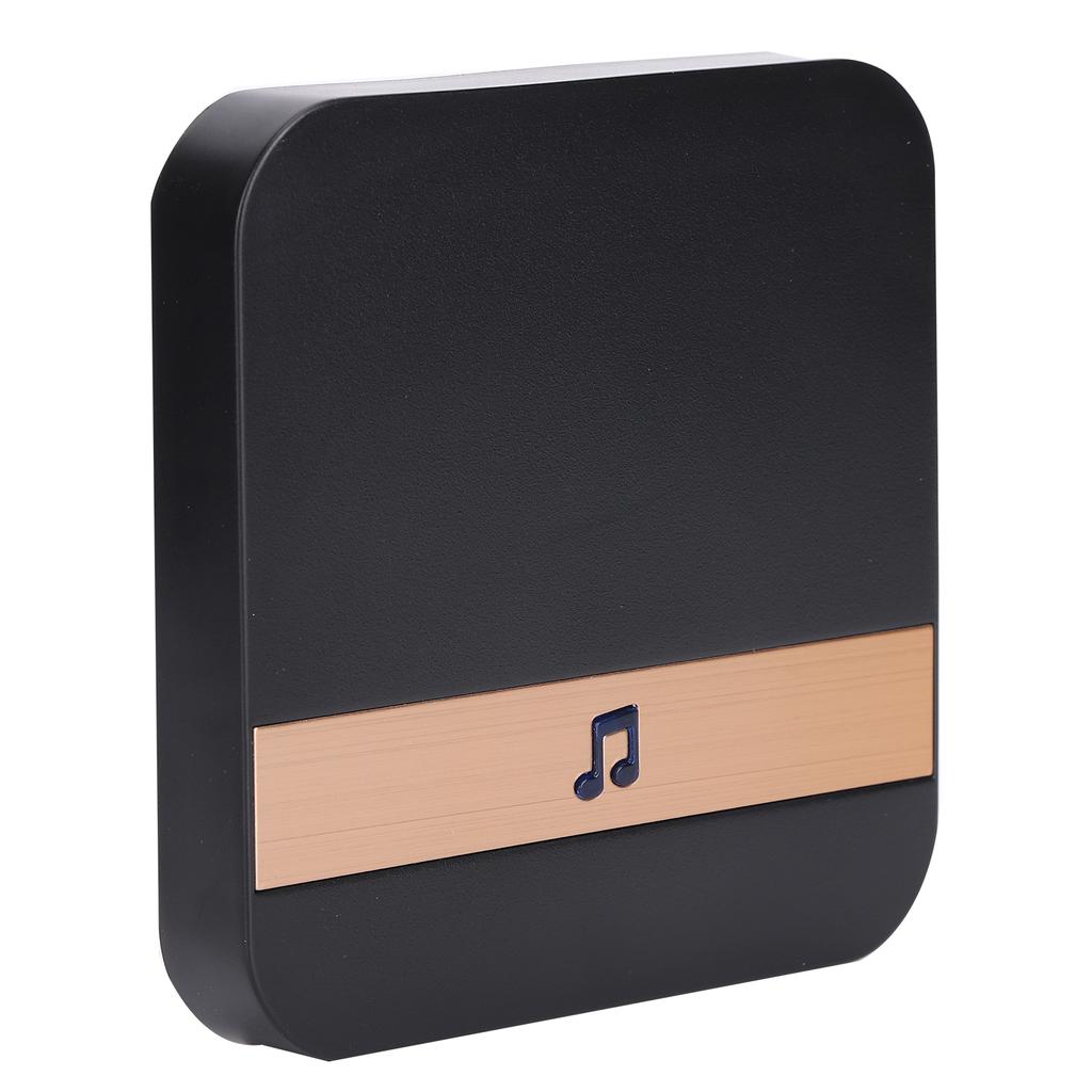 Doorbell DingDong Entry Door Alarm Bell for Household Decoration Black