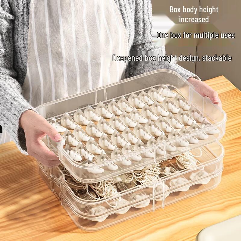 Lixin Refrigerator Dumpling & Wonton Storage Box