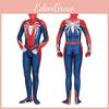 Ps4 Insomniac Spider-man Cosplay Costume 3d Print Adult Kids Spidey Zentai Suit With Exquisite Workmanship And Breathable Lycra Material