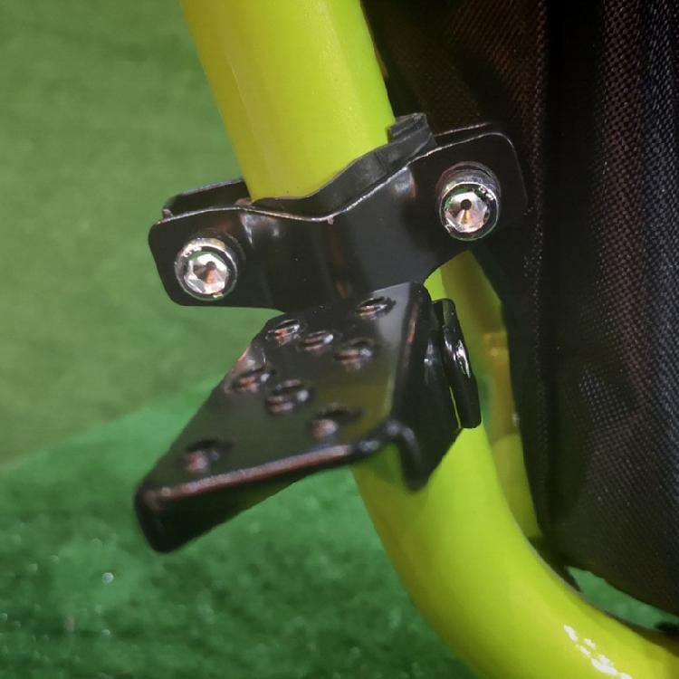 Rutschfeste Klapp-Fußrasten für Elektrofahrräder, Klapp-Trittschemel, Fußstütze für Rennrad, Stabile Stahlkonstruktion