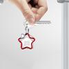 10Pcs Heart Star Carabiner Clip KeyRings Carabiner Keychains Metal Spring Snap Hook for Purse Handbag Hardware