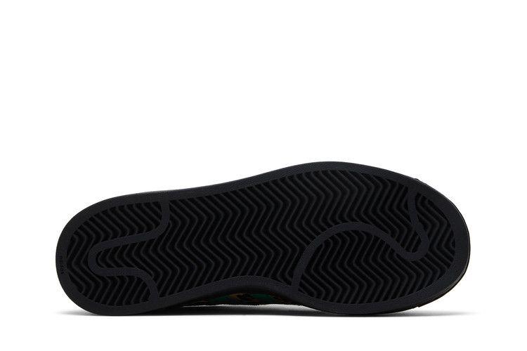 Women's Sneakers Adidas Superstar Black Green Leopard (Women's) Core Black/Court Green/Gold Metallic